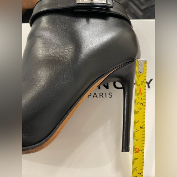 Givenchy Shark Lock Open-Toe Ankle Booties - Picture 3 of 3